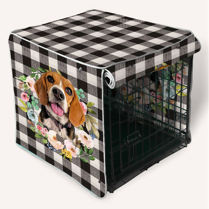Custom Crate Cover / Dog Striped 2