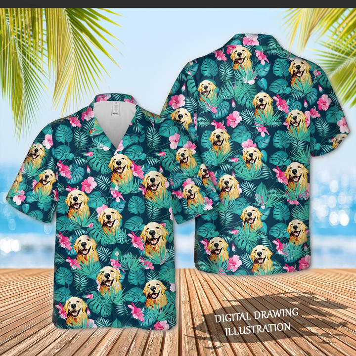 Hawaiian Shirt | Dog Personalized