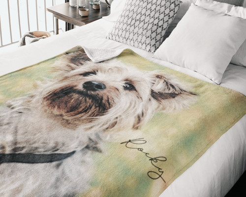 Custom Dog Blanket | Pet Photo