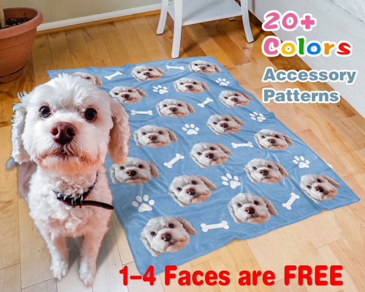 Custom Dog Blanket | Dog Face