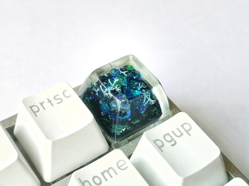 Keycaps For Mechanical Keyboard Custom Keycaps Personality Light Transmission For Shell Underwater World Coral
