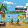 Poster Simpsonized Family