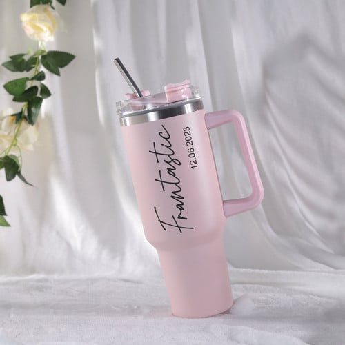 40oz Tumbler with Handle, Lid And Straw - MP400