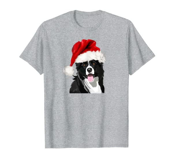 CHRISTMAS BORDER COLLIE Funny Christmas T-Shirt