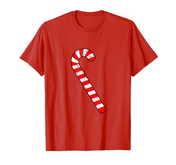 Christmas Candy Cane Graphic Shirt