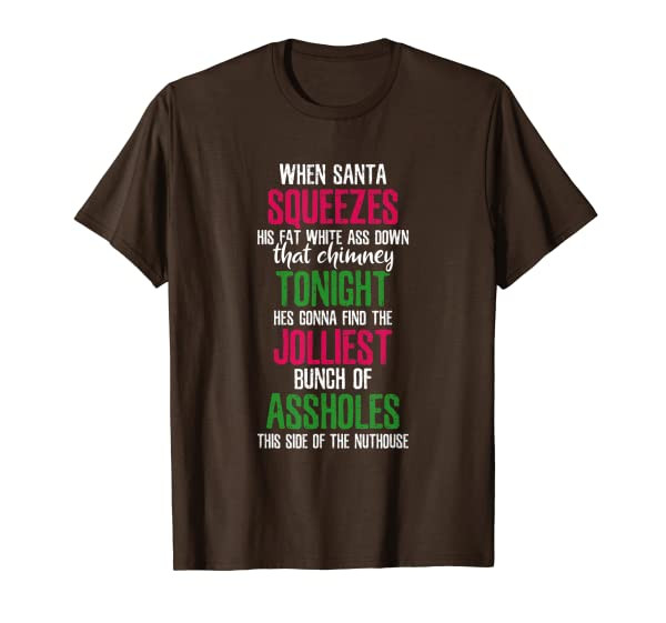 Christmas Jolliest bunch of A-holes T-Shirt