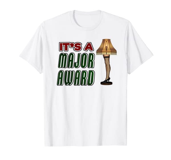 Christmas Leg Lamp Its a Major Award T Shirt T-Shirt