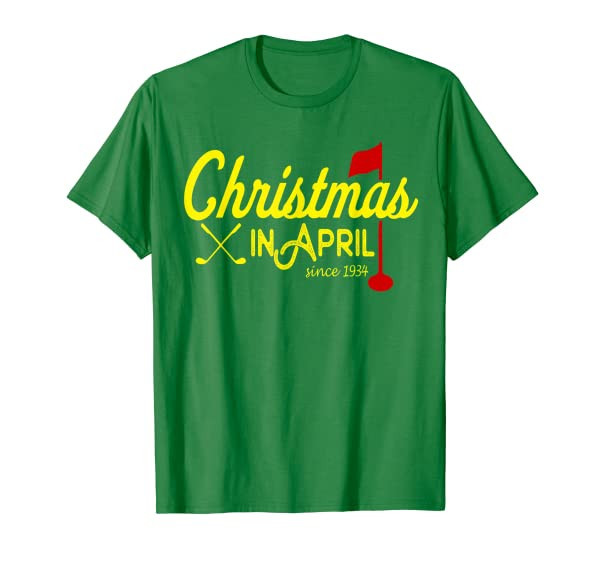 Christmas in April T-Shirt Golf Majors and Tournaments