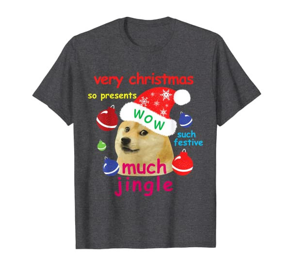 Christmas Doge Meme Shirts | Funny Santa Shiba Inu Dog Top