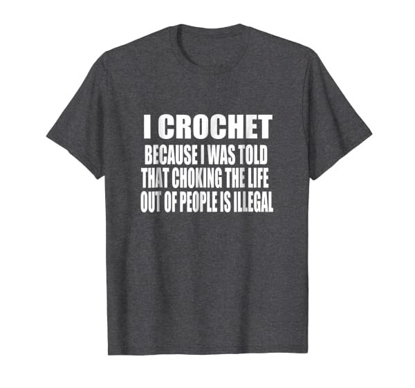Funny Crochet T-Shirts for Women