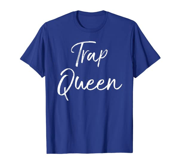 Trap Queen Shirt for Women Funny Cute Rap Music Tee for Girl