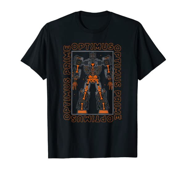 Transformers Halloween Optimus Prime Skeleton Box T-Shirt