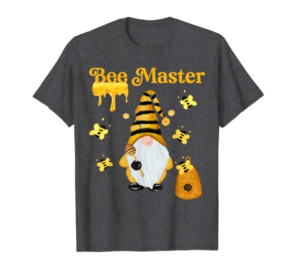 Bee Master Funny Gnome Beekeeper Bee Whisperer Gift T-Shirt