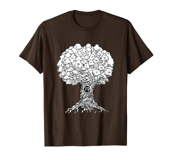 Tree of Life Viking Tree of Life Star Tiles Virgo T-Shirt