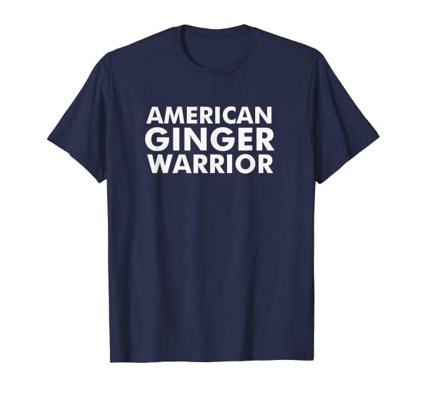 Funny American Ginger Warrior T-shirt Tee T-Shirt