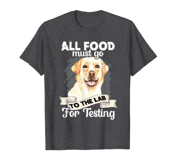 Funny All Food Must Go To The Lab For Testing Cute Gift T-Shirt