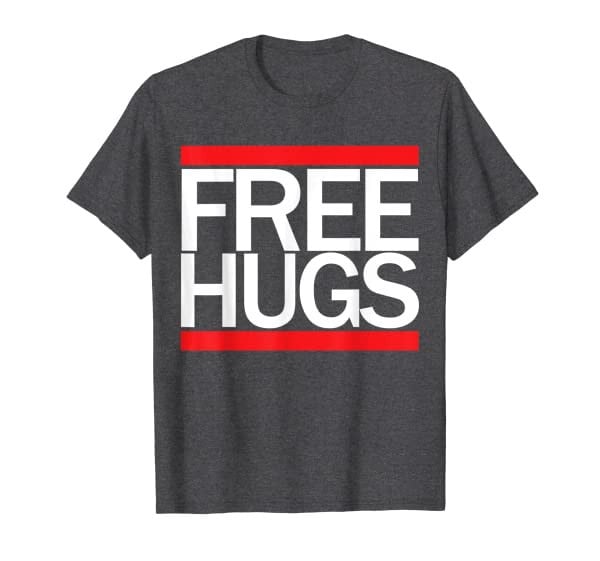 Free Hugs Shirt HUGS Hip Hop Style