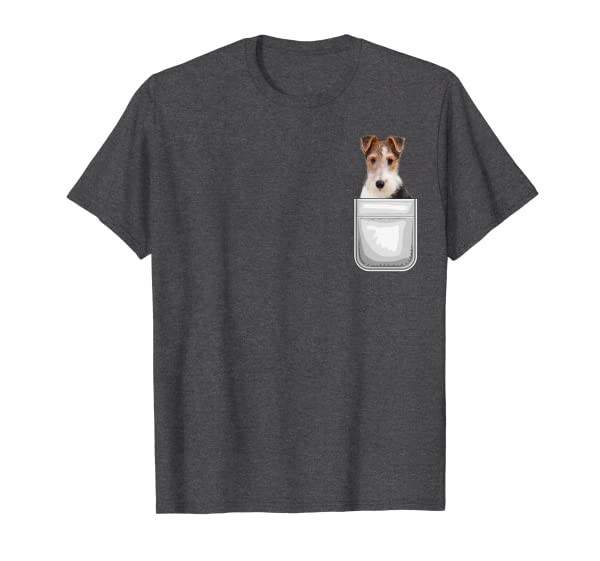 Fox Terrier Puppy Dog in Your Pocket T-Shirt