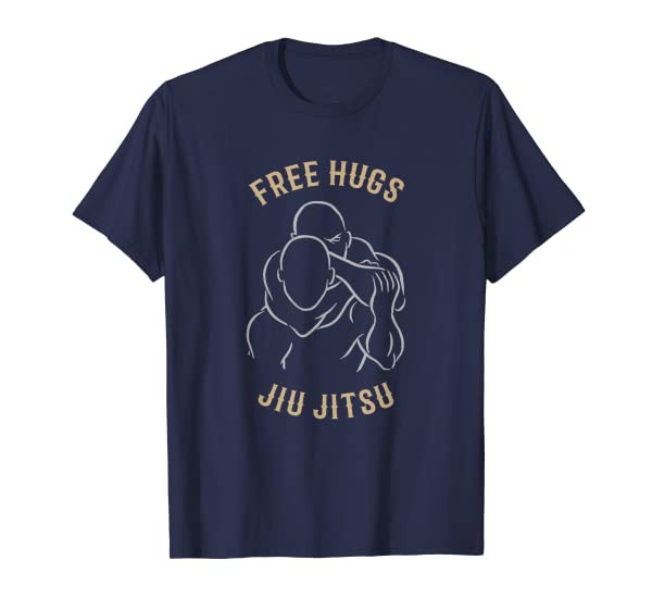 Free Hugs Jiu Jitsu, BJJ MMA Grappling, funny T-Shirt