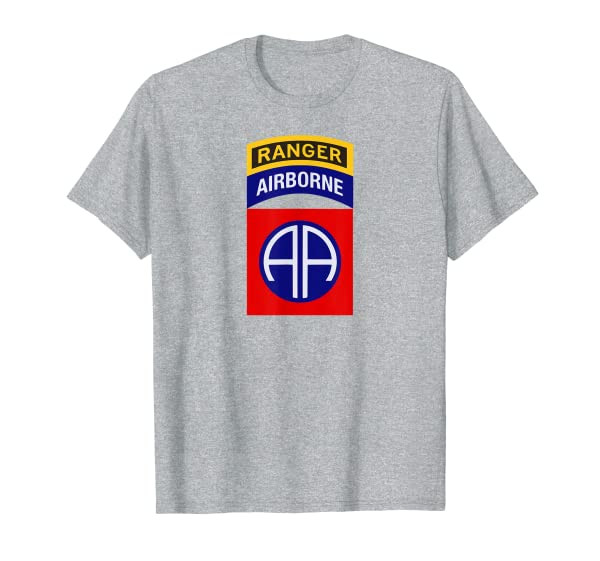 82nd Airborne Shirt - 82nd Airborne Ranger Shirt - Center T-Shirt