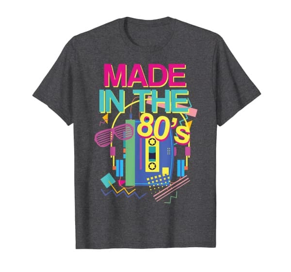 80s 80s eighties retro party t shirt tshirt eighty T-Shirt
