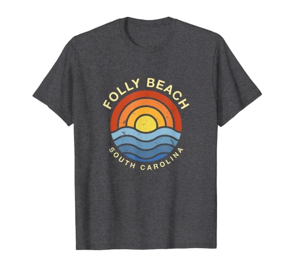 Folly Beach South Carolina SC Summer Charleston Tropical T-Shirt