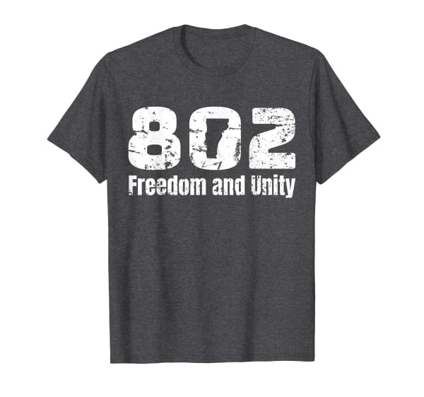 802 Vermont T-Shirt - Freedom and Unity