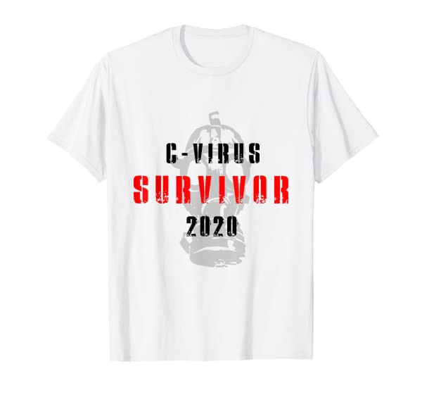 Flu Virus Smoke Survivor 2020. I Survived! T-Shirt