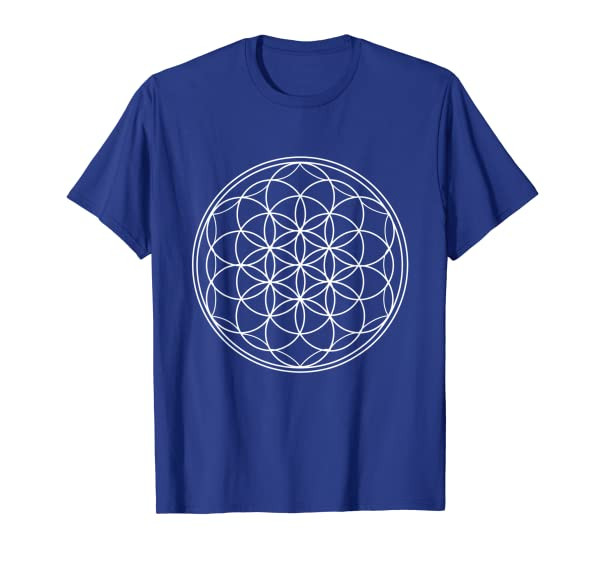Flower Of Life Sacred Geometry Mandala Golden Ratio T-Shirt