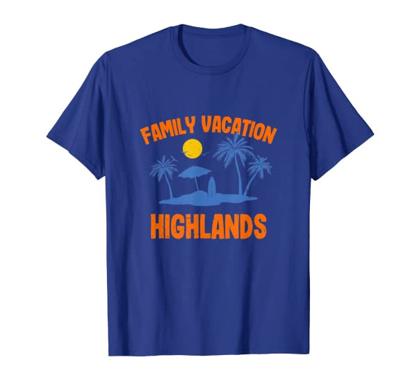 Family Vacation 2021 Highlands Summer New Jersey Tropical T-Shirt