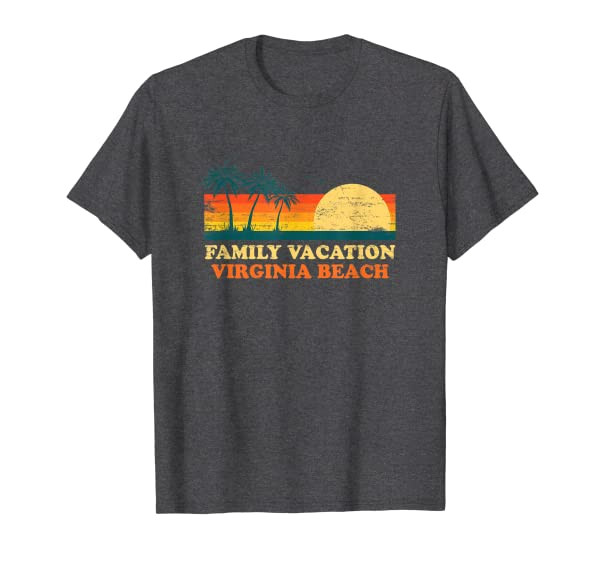 Family Vacation Virginia Beach American VA USA Beach Lover T-Shirt