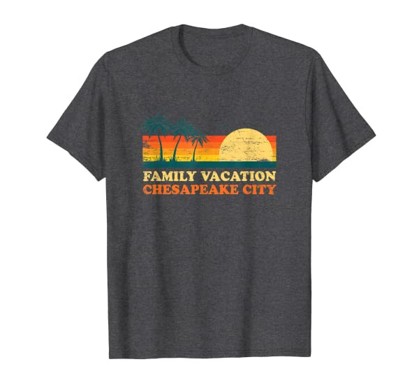 Family Vacation Chesapeake City American Virginia USA T-Shirt