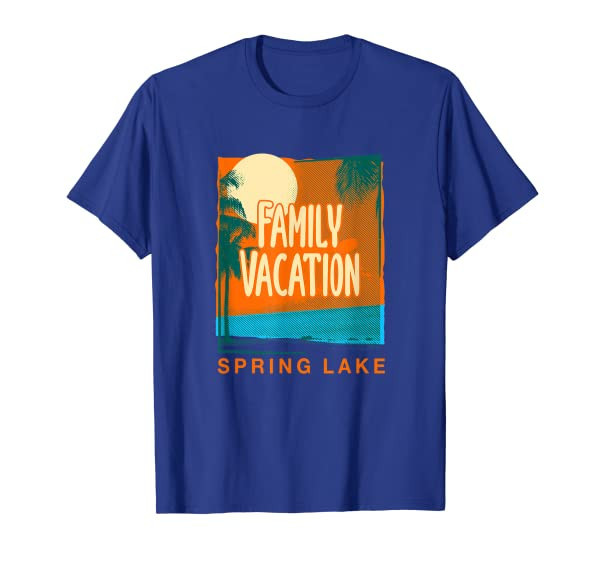 Family Vacation Spring Lake Beach Lover New Jersey Beach Bum T-Shirt