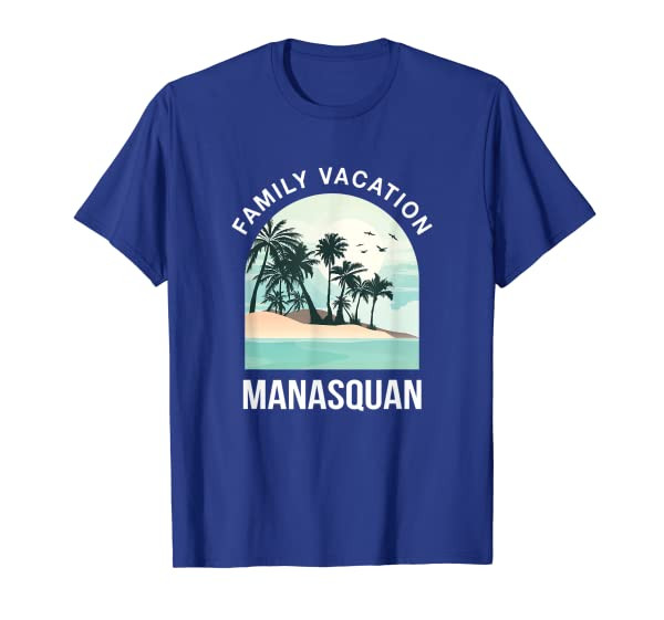 Family Vacation 2021 Manasquan Summer New Jersey Tropical T-Shirt