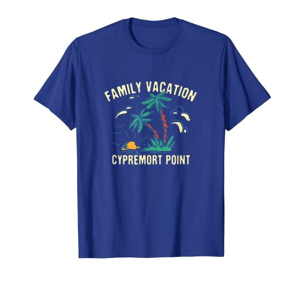 Family Vacation Cypremort Point Summer Louisiana Tropical T-Shirt