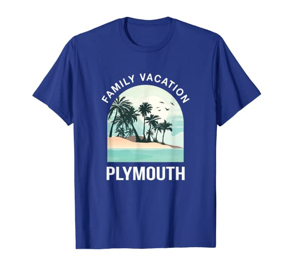 Family Vacation 2021 Plymouth Summer Massachusetts Tropical T-Shirt