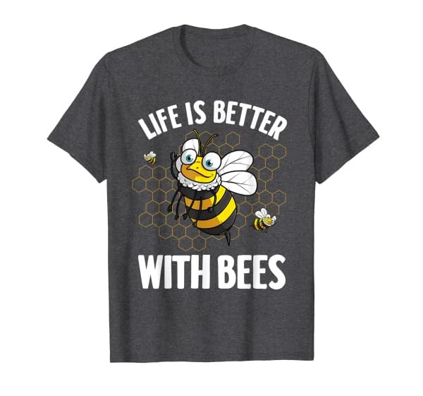 Funny Bee Designs For Men Women Beekeeper Honey Bee Lovers T-Shirt