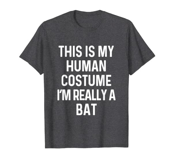 Funny Bat Costume Shirt Halloween Tshirt Idea