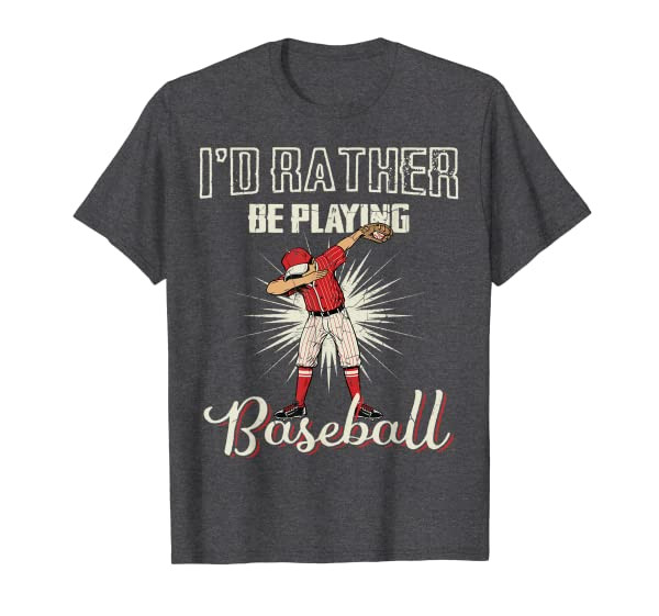 Funny Baseball Dabbing Player Catcher Gift Boys Kids BZR T-Shirt