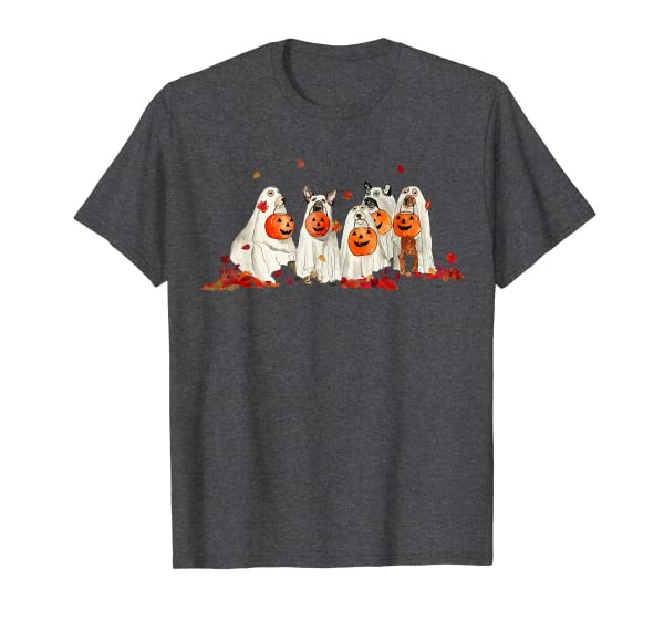 Funny Basset Hound Halloween Ghost Happy Howl-o-ween Costume T-Shirt