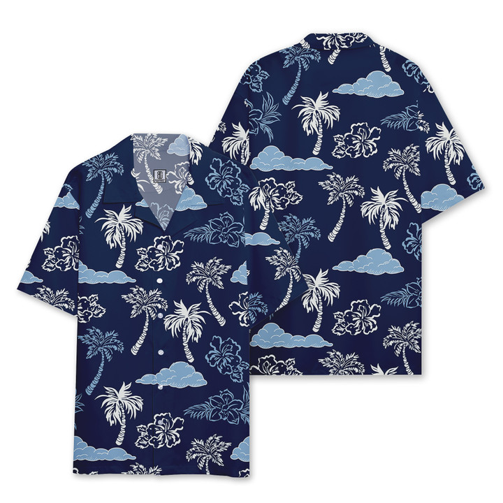 BC Garment Unisex Summer Vibes With Palm Trees Hawaiian Shirt