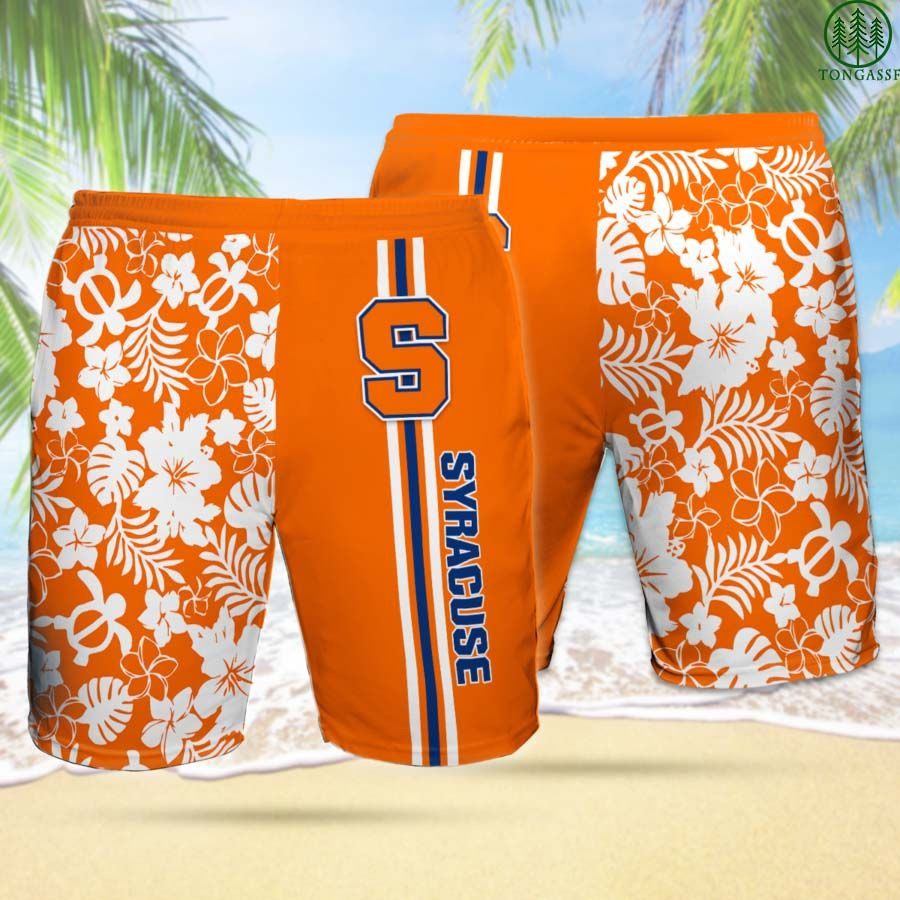 So Syracuse Orange Hawaiian Shorts - DESIGN-TREND