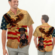 Rottweiler Independence Day Patriot Vintage Custom Name Men Hawaiian Shirt