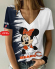 Chicago Bears Personalized Summer V-neck Women T-shirt BG347