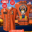 Cincinnati Bengals Personalized Baseball Jersey BG806
