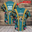 Jacksonville Jaguars Personalized Baseball Jersey BG606