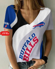 Buffalo Bills Personalized Summer V-neck Women T-shirt BG405