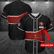 San Francisco 49ers Personalized Baseball Jersey Shirt 150