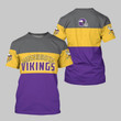 Minnesota Vikings T-shirt Extreme 3D