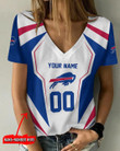 Buffalo Bills Personalized V-neck Women T-shirt AGC92